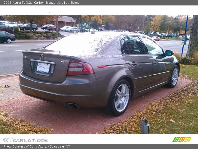 Carbon Bronze Metallic / Ebony 2008 Acura TL 3.2