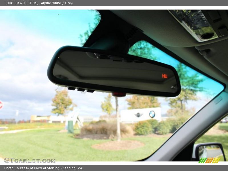 Alpine White / Grey 2008 BMW X3 3.0si