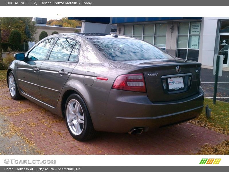 Carbon Bronze Metallic / Ebony 2008 Acura TL 3.2