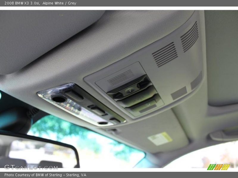 Alpine White / Grey 2008 BMW X3 3.0si