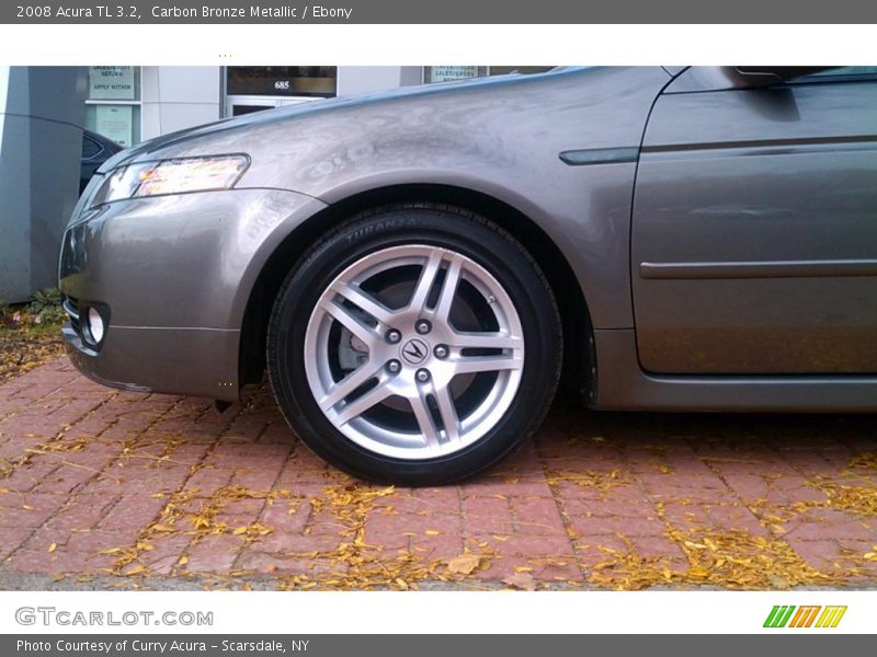 Carbon Bronze Metallic / Ebony 2008 Acura TL 3.2