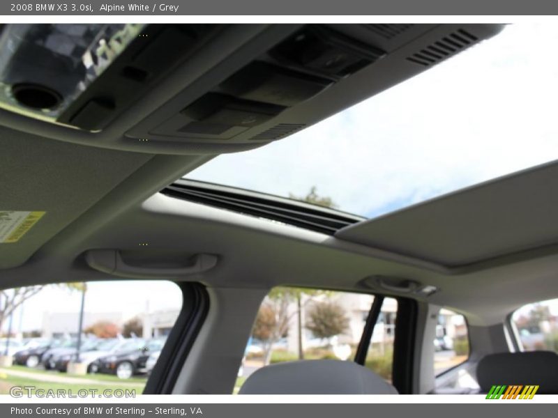 Alpine White / Grey 2008 BMW X3 3.0si