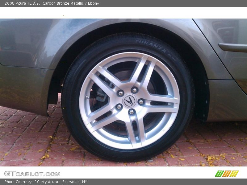 Carbon Bronze Metallic / Ebony 2008 Acura TL 3.2