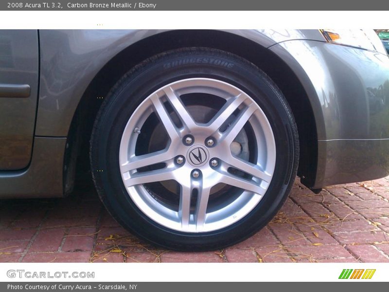 Carbon Bronze Metallic / Ebony 2008 Acura TL 3.2