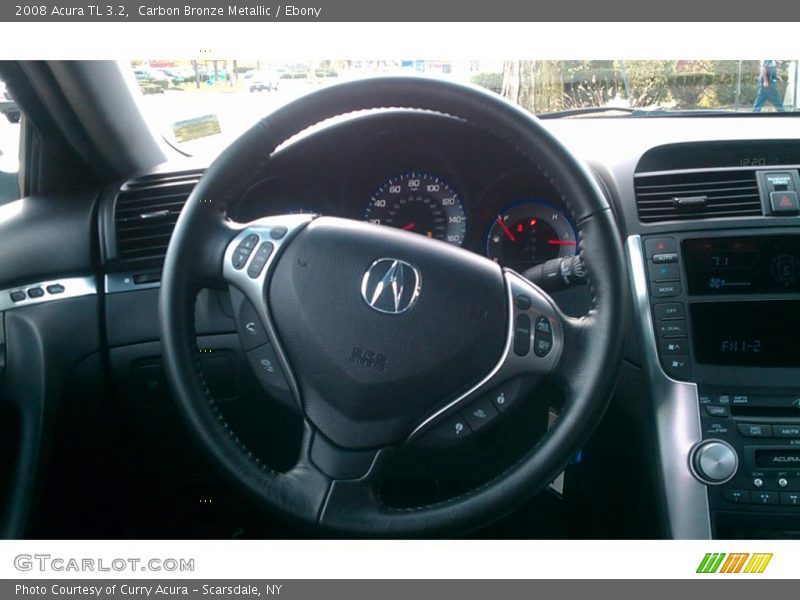 Carbon Bronze Metallic / Ebony 2008 Acura TL 3.2
