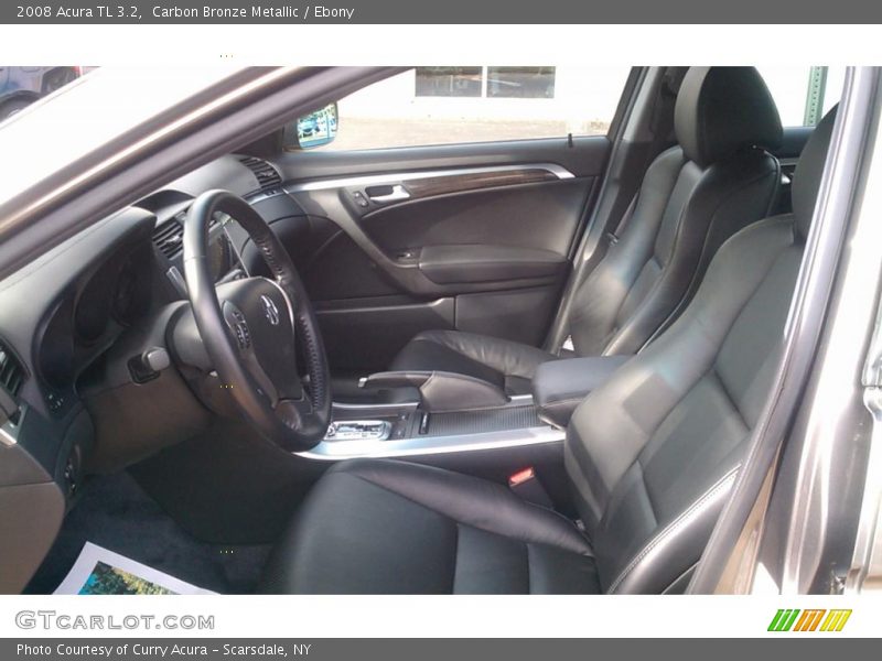 Carbon Bronze Metallic / Ebony 2008 Acura TL 3.2