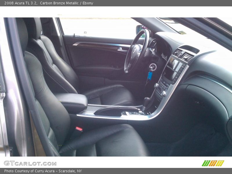 Carbon Bronze Metallic / Ebony 2008 Acura TL 3.2