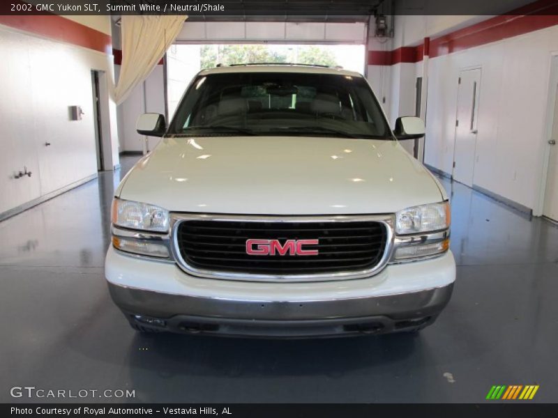 Summit White / Neutral/Shale 2002 GMC Yukon SLT