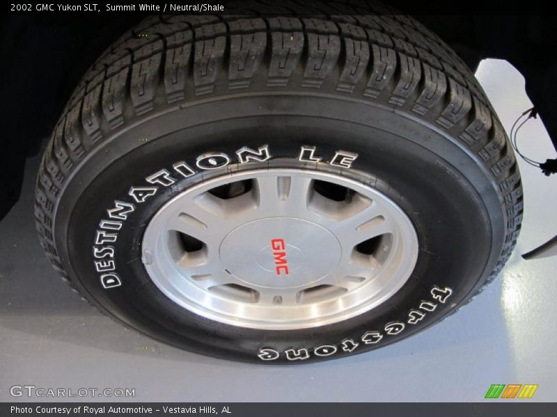 Summit White / Neutral/Shale 2002 GMC Yukon SLT