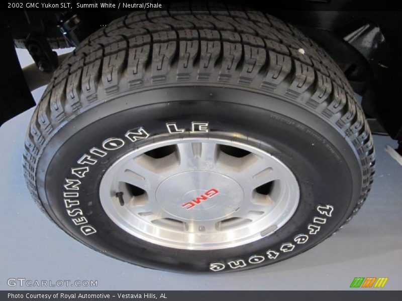 Summit White / Neutral/Shale 2002 GMC Yukon SLT