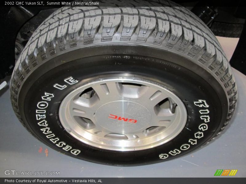 Summit White / Neutral/Shale 2002 GMC Yukon SLT