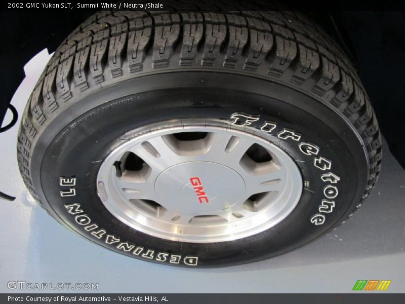 Summit White / Neutral/Shale 2002 GMC Yukon SLT