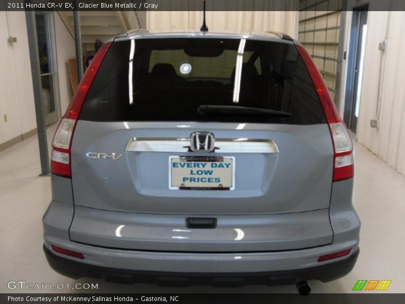 Glacier Blue Metallic / Gray 2011 Honda CR-V EX