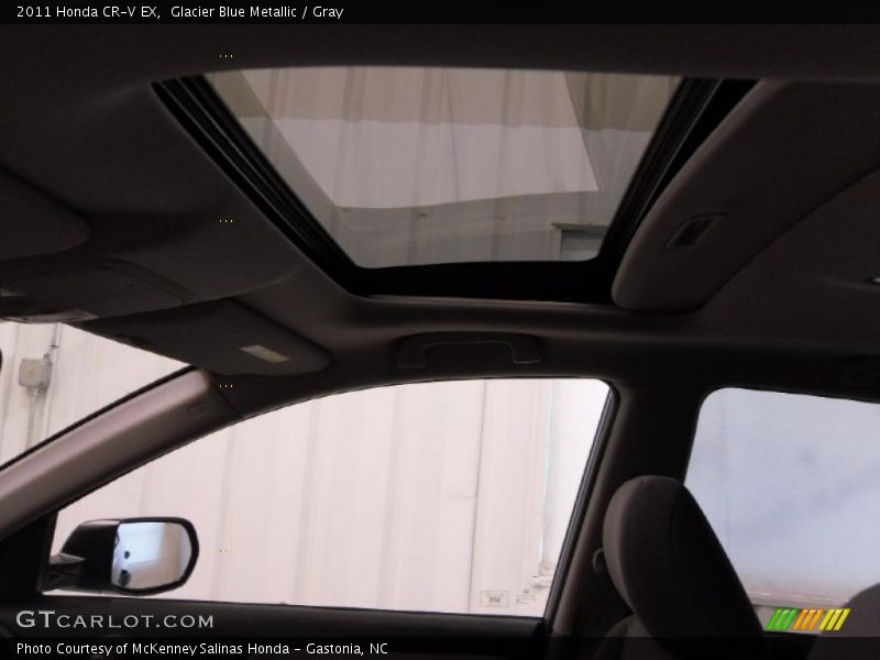 Glacier Blue Metallic / Gray 2011 Honda CR-V EX