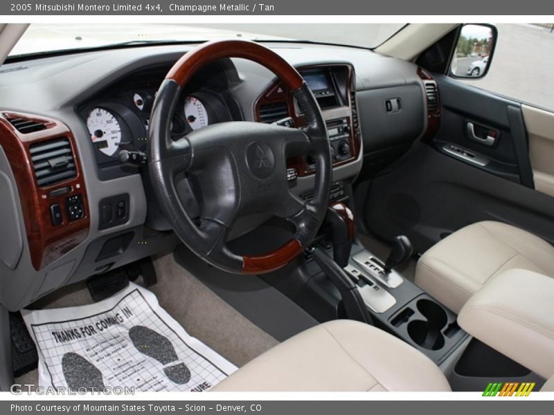 Tan Interior - 2005 Montero Limited 4x4 