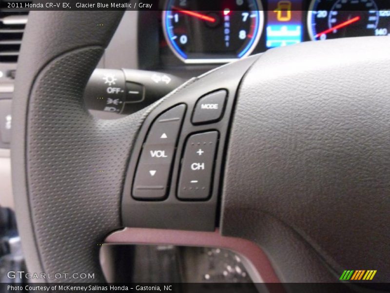 Glacier Blue Metallic / Gray 2011 Honda CR-V EX