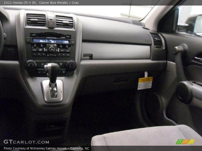 Glacier Blue Metallic / Gray 2011 Honda CR-V EX