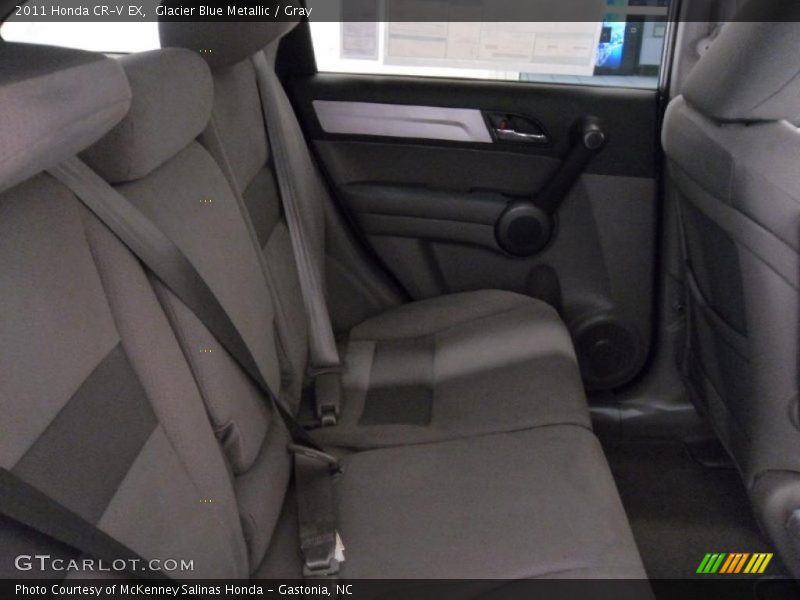 Glacier Blue Metallic / Gray 2011 Honda CR-V EX