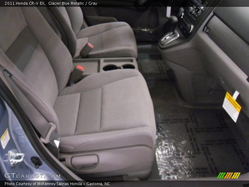 Glacier Blue Metallic / Gray 2011 Honda CR-V EX