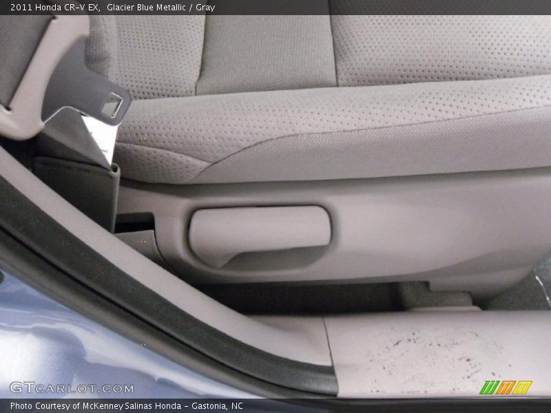 Glacier Blue Metallic / Gray 2011 Honda CR-V EX