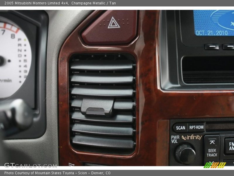 Champagne Metallic / Tan 2005 Mitsubishi Montero Limited 4x4