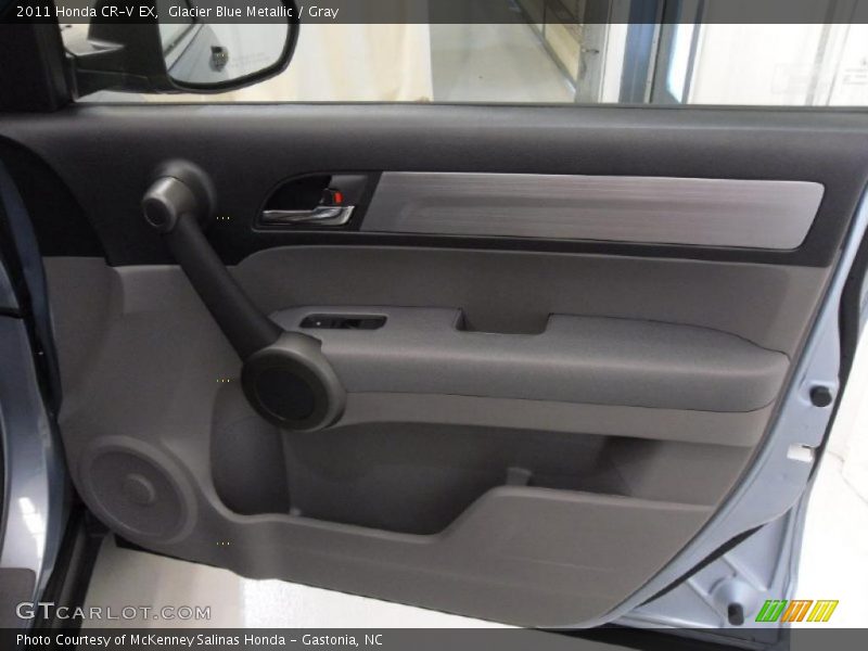 Glacier Blue Metallic / Gray 2011 Honda CR-V EX