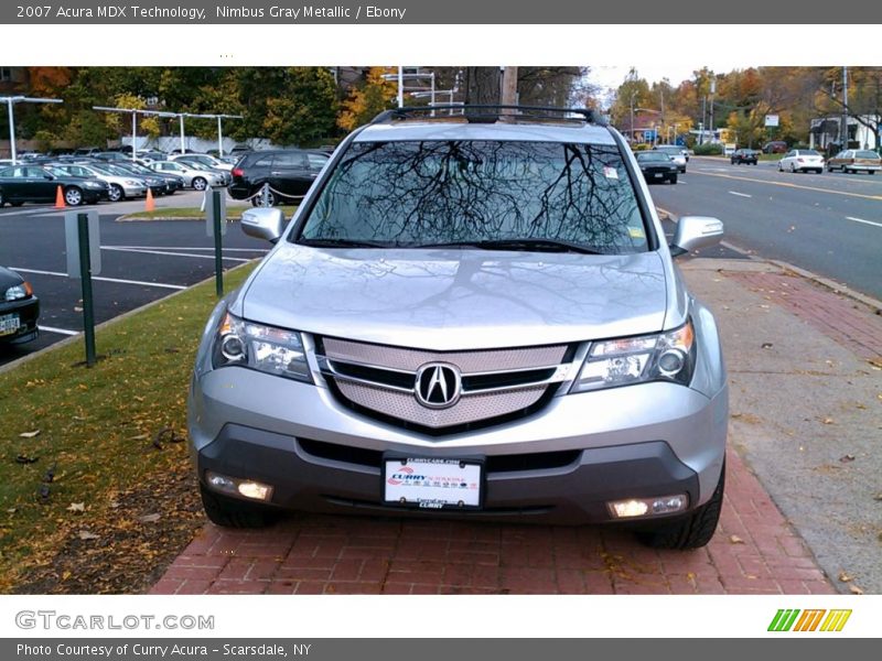 Nimbus Gray Metallic / Ebony 2007 Acura MDX Technology