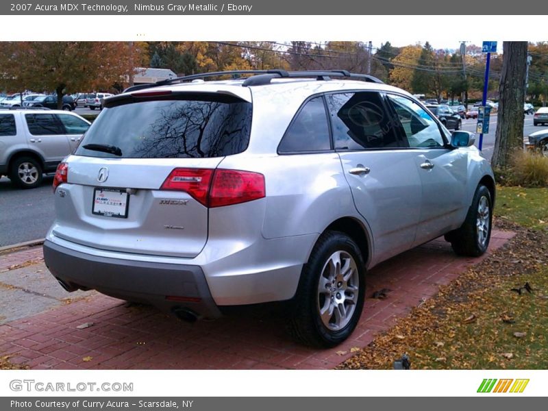 Nimbus Gray Metallic / Ebony 2007 Acura MDX Technology