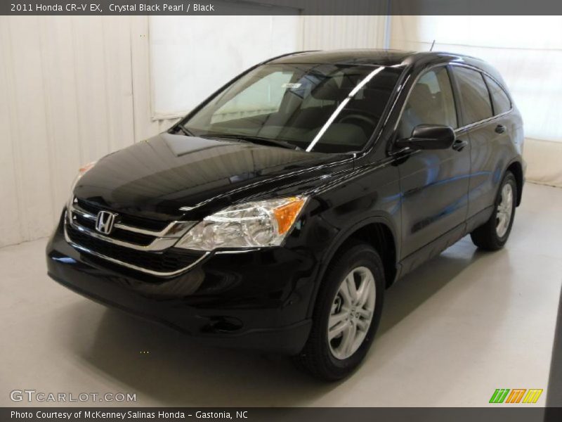 Crystal Black Pearl / Black 2011 Honda CR-V EX