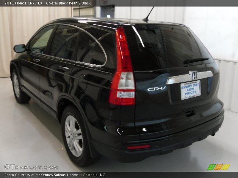 Crystal Black Pearl / Black 2011 Honda CR-V EX
