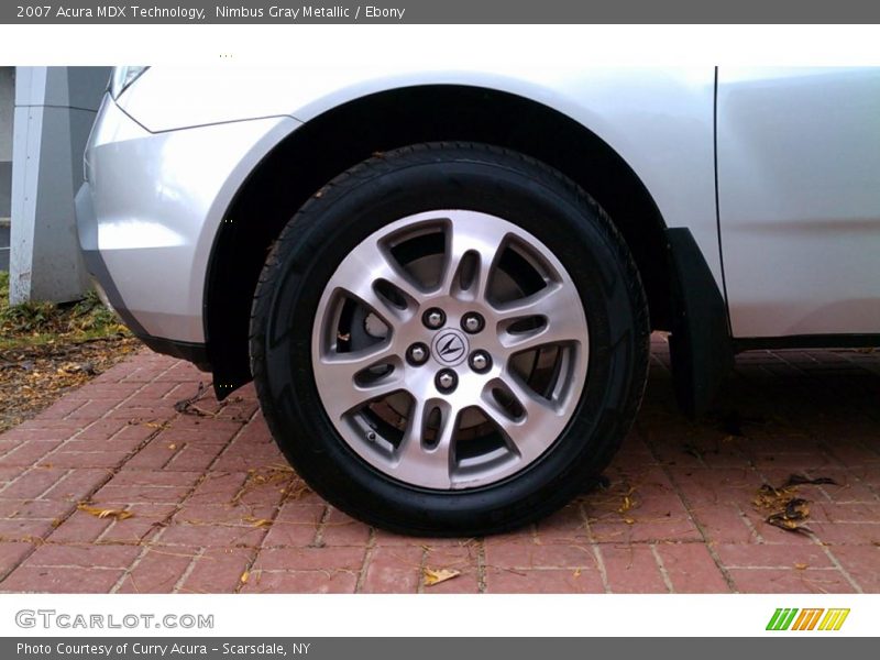 Nimbus Gray Metallic / Ebony 2007 Acura MDX Technology