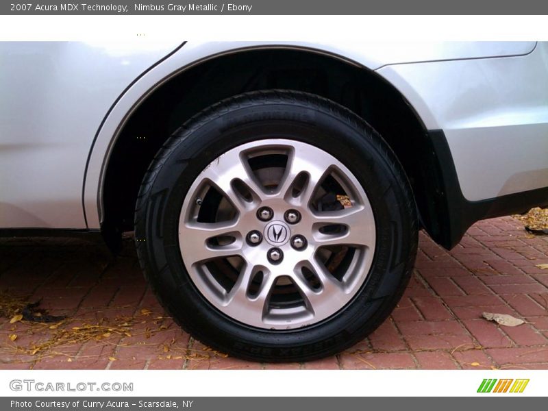 Nimbus Gray Metallic / Ebony 2007 Acura MDX Technology