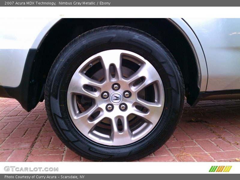 Nimbus Gray Metallic / Ebony 2007 Acura MDX Technology