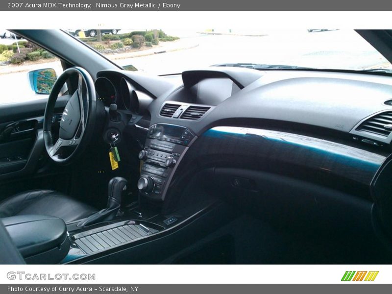 Nimbus Gray Metallic / Ebony 2007 Acura MDX Technology