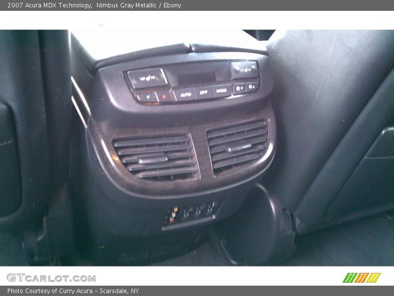 Nimbus Gray Metallic / Ebony 2007 Acura MDX Technology