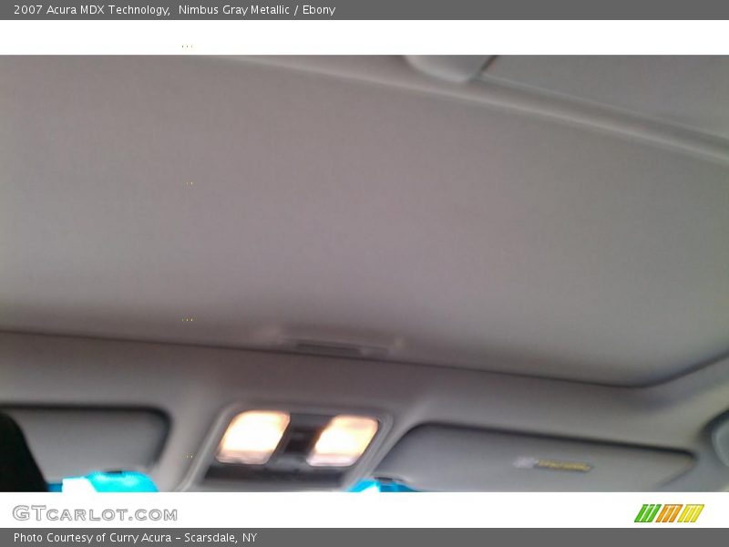 Nimbus Gray Metallic / Ebony 2007 Acura MDX Technology