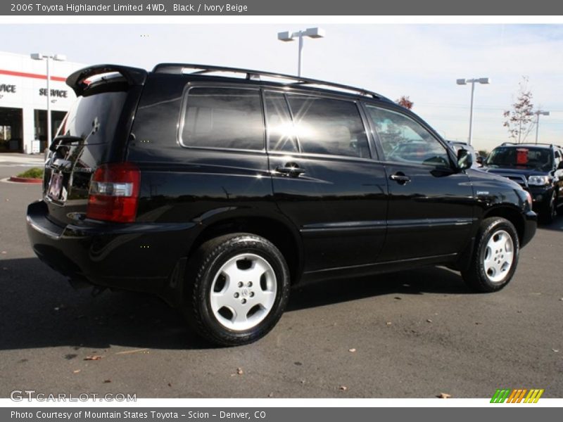 Black / Ivory Beige 2006 Toyota Highlander Limited 4WD