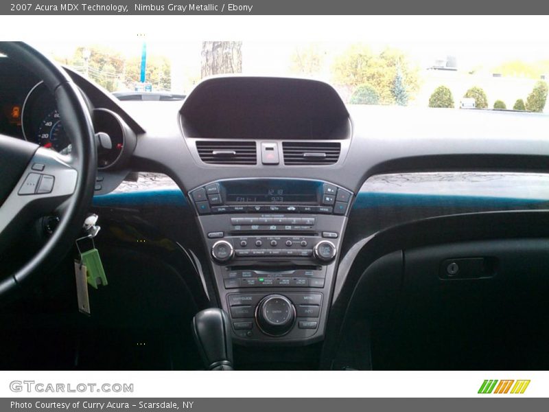 Nimbus Gray Metallic / Ebony 2007 Acura MDX Technology