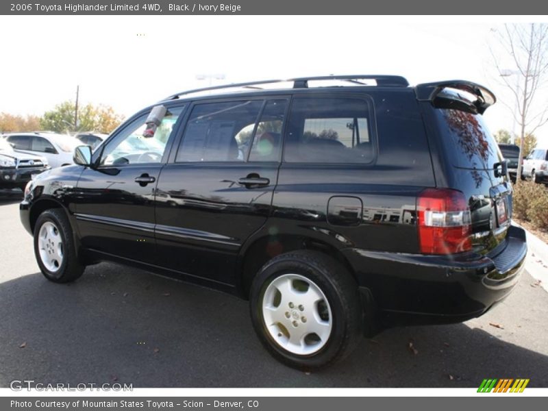 Black / Ivory Beige 2006 Toyota Highlander Limited 4WD