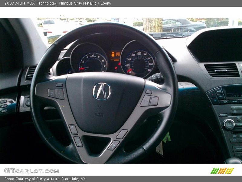 Nimbus Gray Metallic / Ebony 2007 Acura MDX Technology