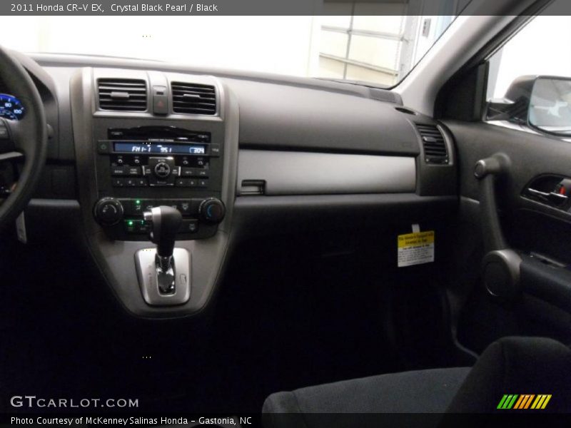 Crystal Black Pearl / Black 2011 Honda CR-V EX