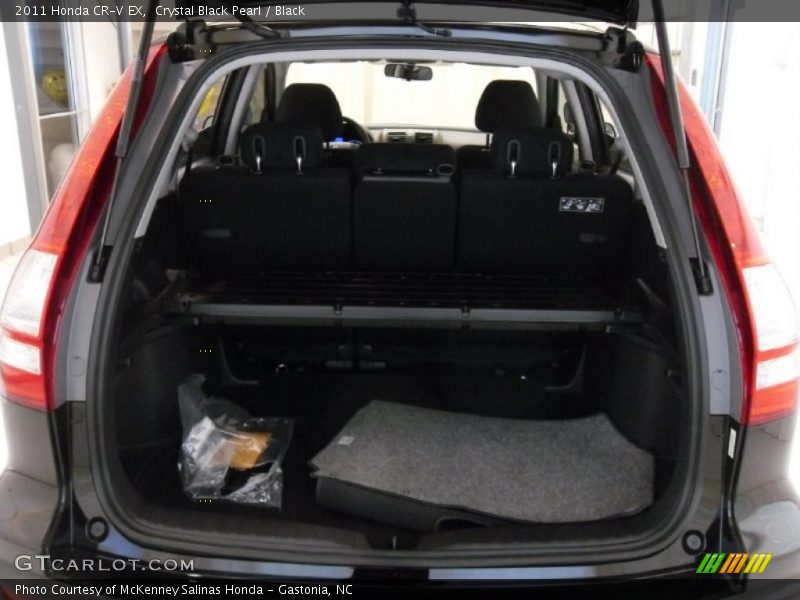 Crystal Black Pearl / Black 2011 Honda CR-V EX