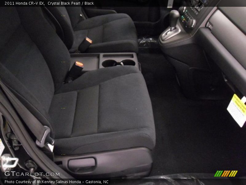 Crystal Black Pearl / Black 2011 Honda CR-V EX
