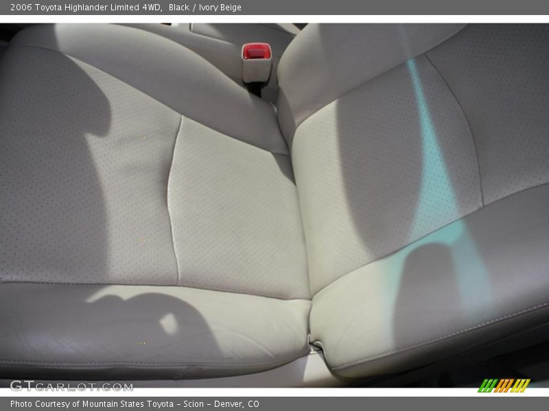 Black / Ivory Beige 2006 Toyota Highlander Limited 4WD