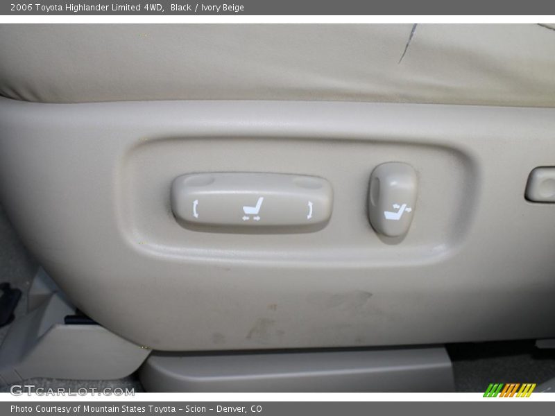 Black / Ivory Beige 2006 Toyota Highlander Limited 4WD