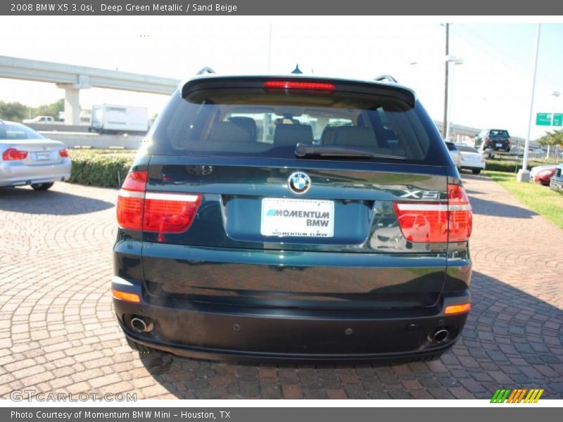 Deep Green Metallic / Sand Beige 2008 BMW X5 3.0si