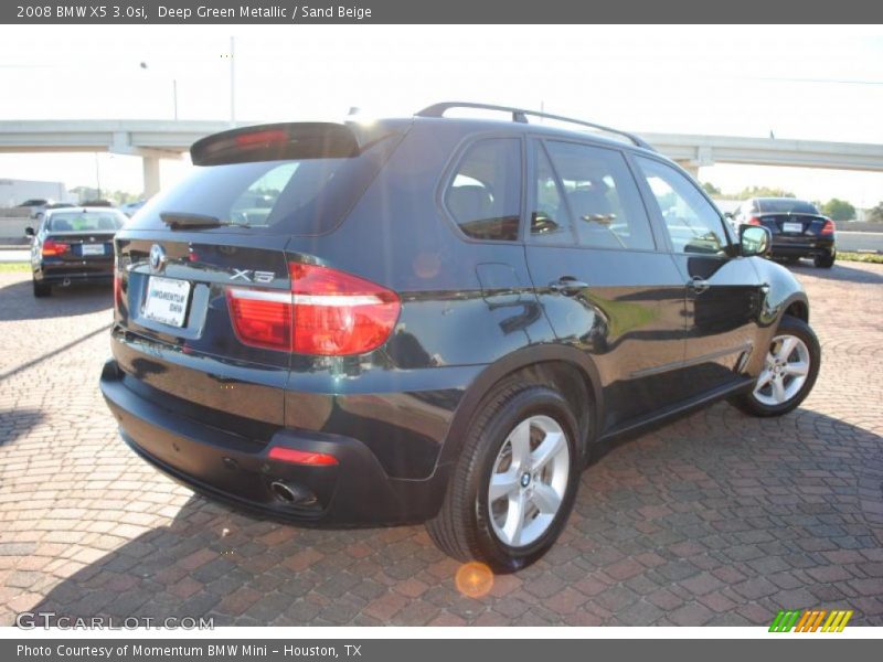 Deep Green Metallic / Sand Beige 2008 BMW X5 3.0si