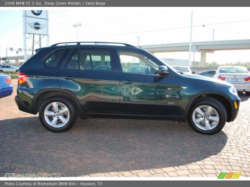 Deep Green Metallic / Sand Beige 2008 BMW X5 3.0si