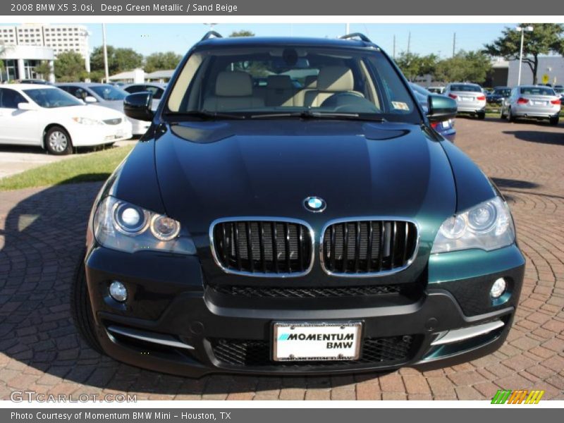 Deep Green Metallic / Sand Beige 2008 BMW X5 3.0si