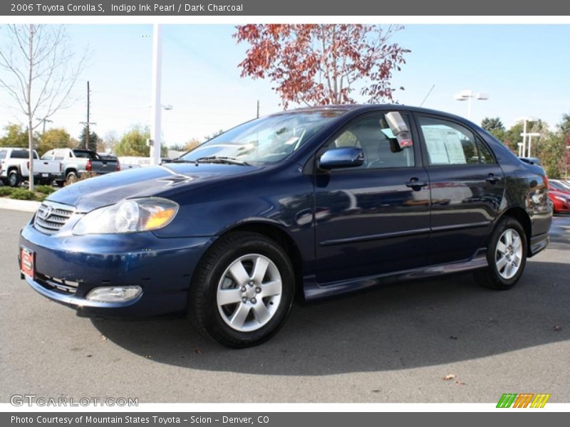 Indigo Ink Pearl / Dark Charcoal 2006 Toyota Corolla S